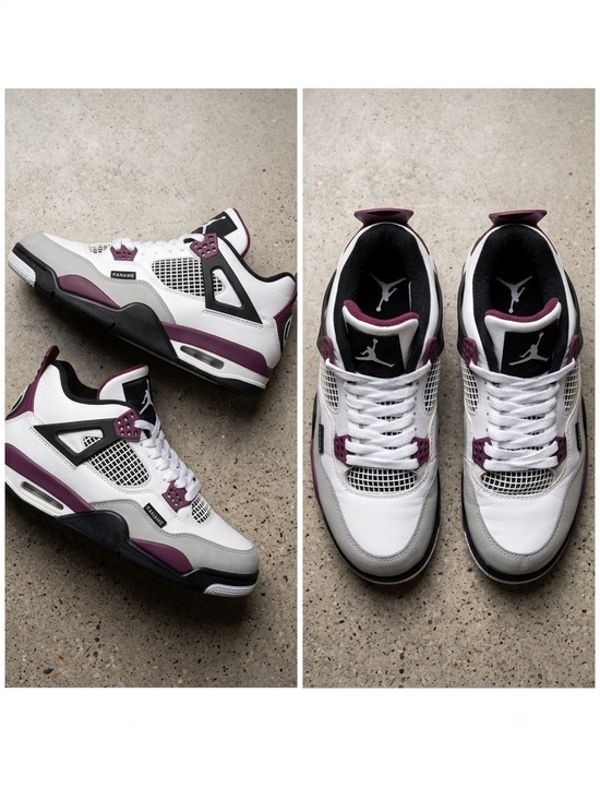 Jordan Other - Jordan Men’s Sneakers - White, Black & Maroon